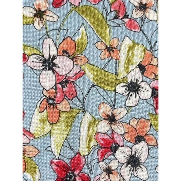 J. Jill Women's LARGE Spring Garden Layered Dress Ditsy Floral Buttery Soft - Picture 2 of 9